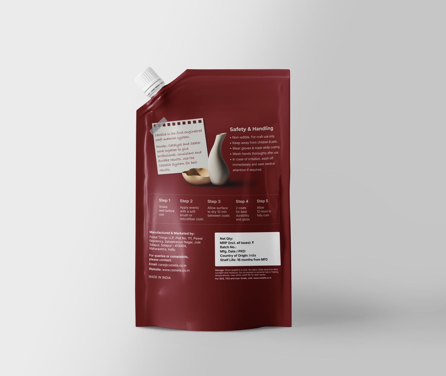 Castella Sealer - The Protective Acrylic Coat